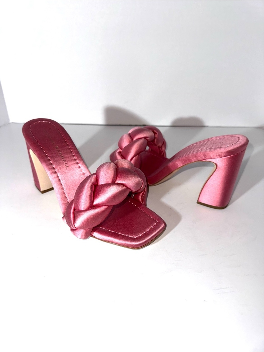 Loeffler Randall Freya Braided Curved Heel Mules